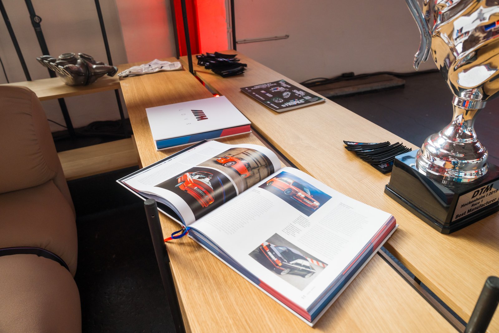 BMW Books and trophies over the history