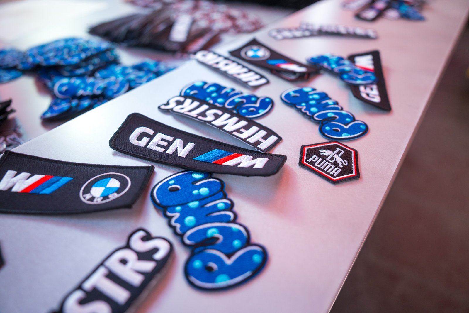Cool BWM badges they were handing out at Ultrace
