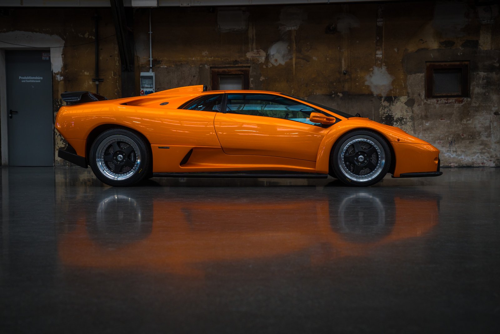 Legendary orange Lamborghini Diablo GT at ULTRACE