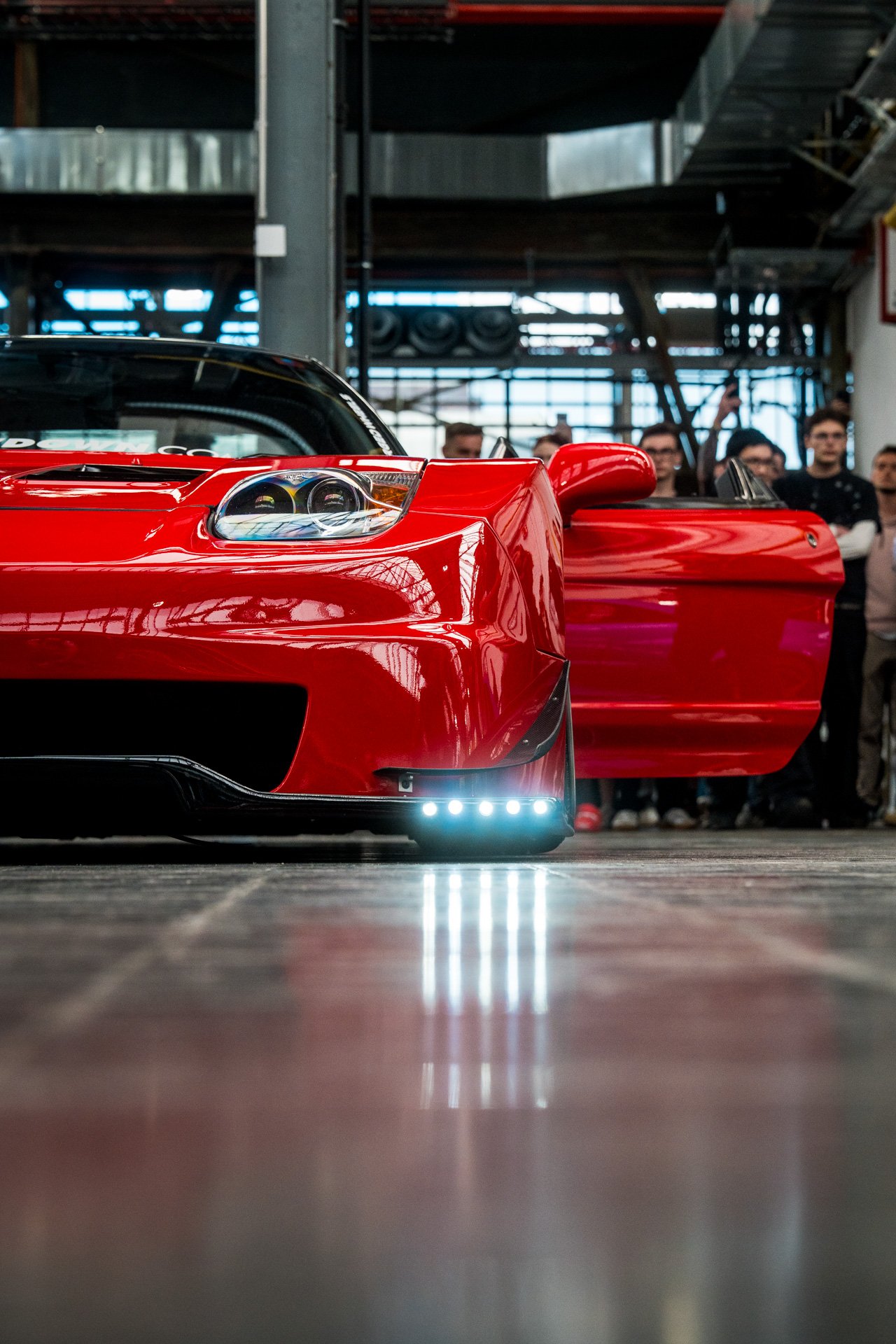 half front shot of an NSX at Ultrace