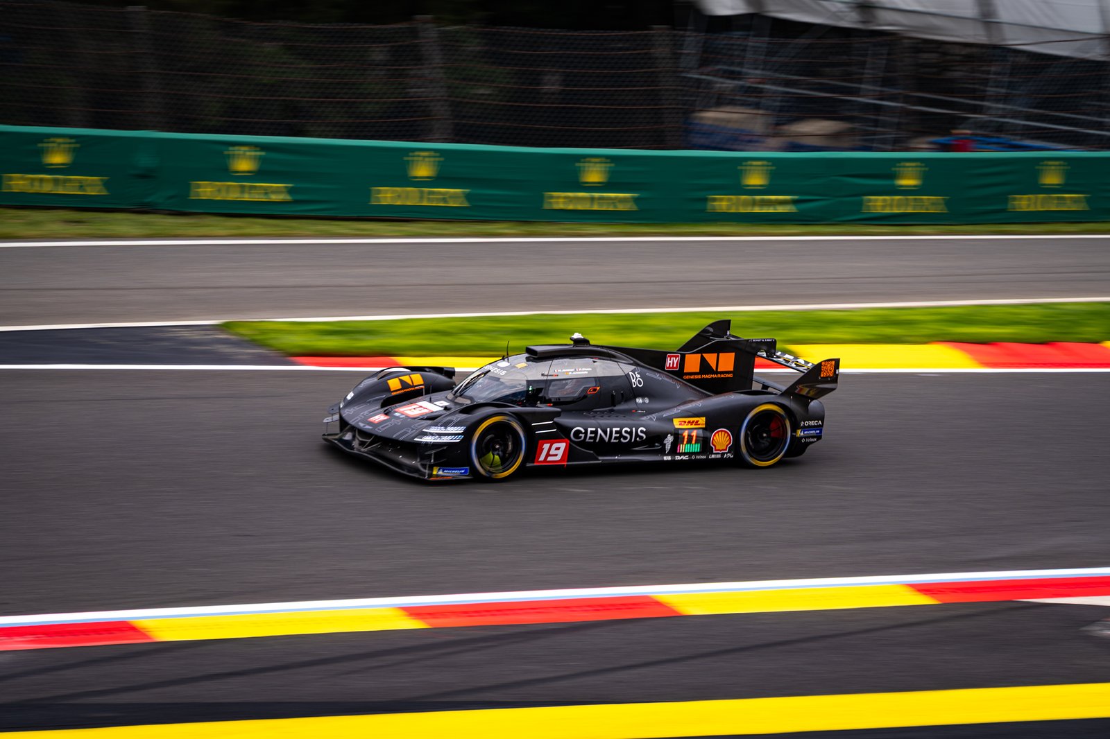 New Genesis hypercar moving on track