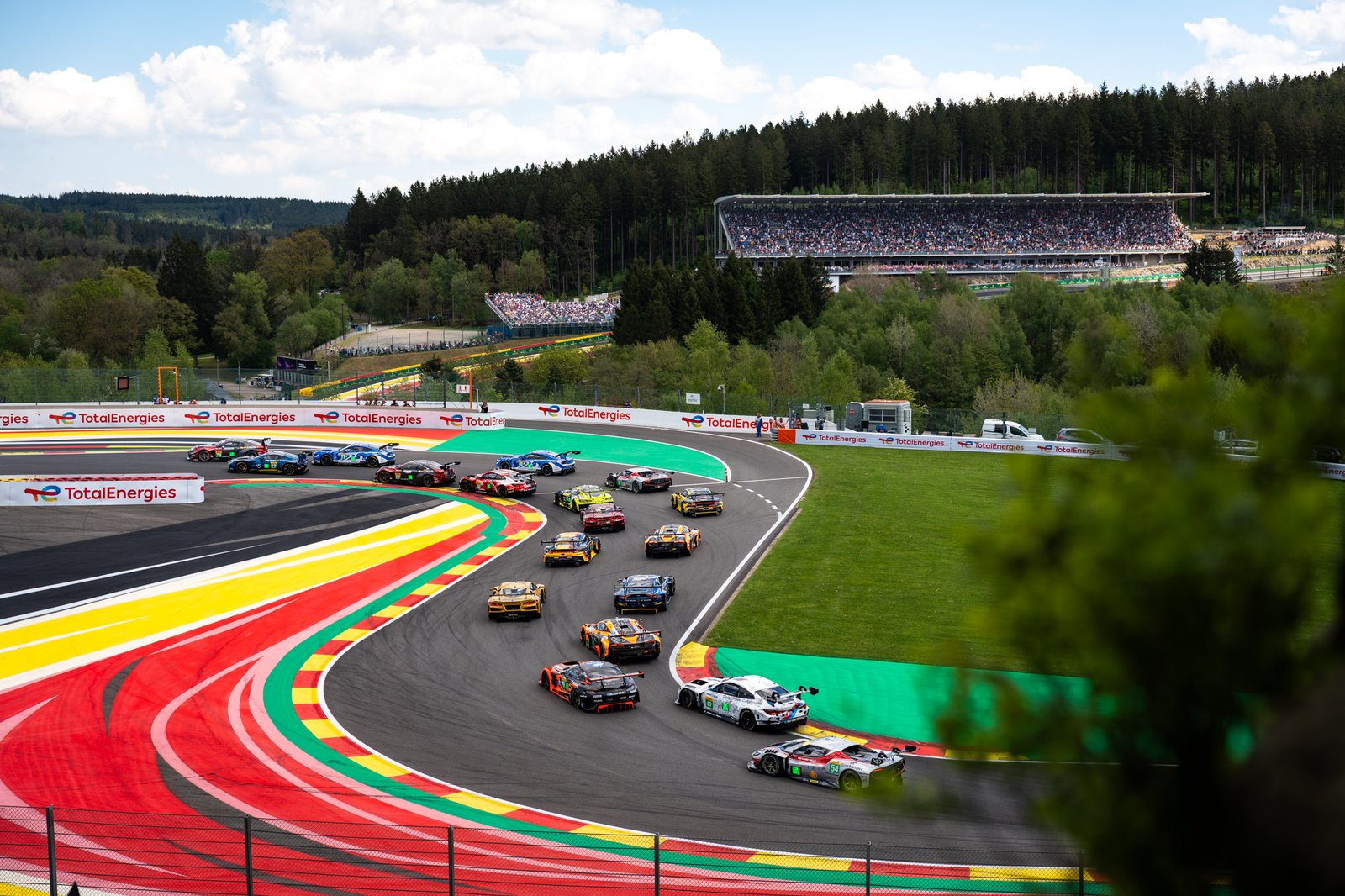 Full line up of the GT3 Cars during the 6hrs of Spa 2026